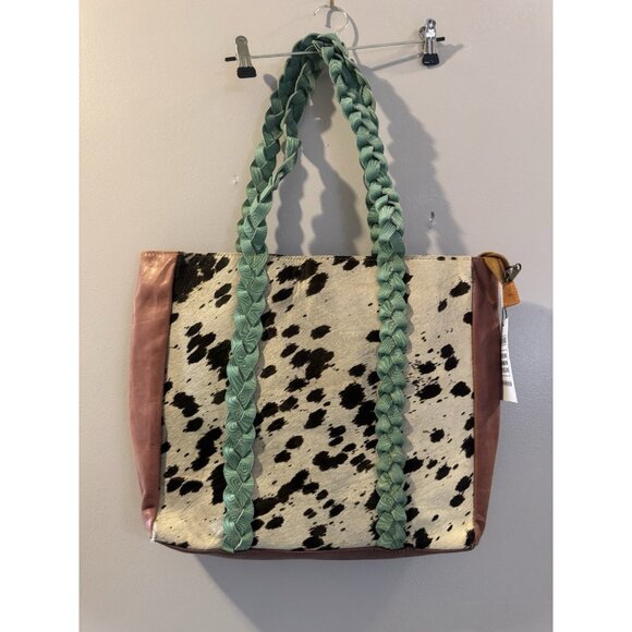 Folklore Couture Cow-Hid Purse/Tote New - Picture 1 of 4
